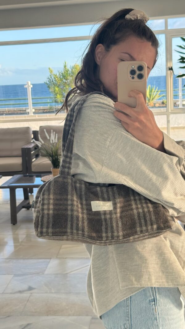 EGZT VILNOS GINGHAM RAŠTO RUDA RANKINĖ